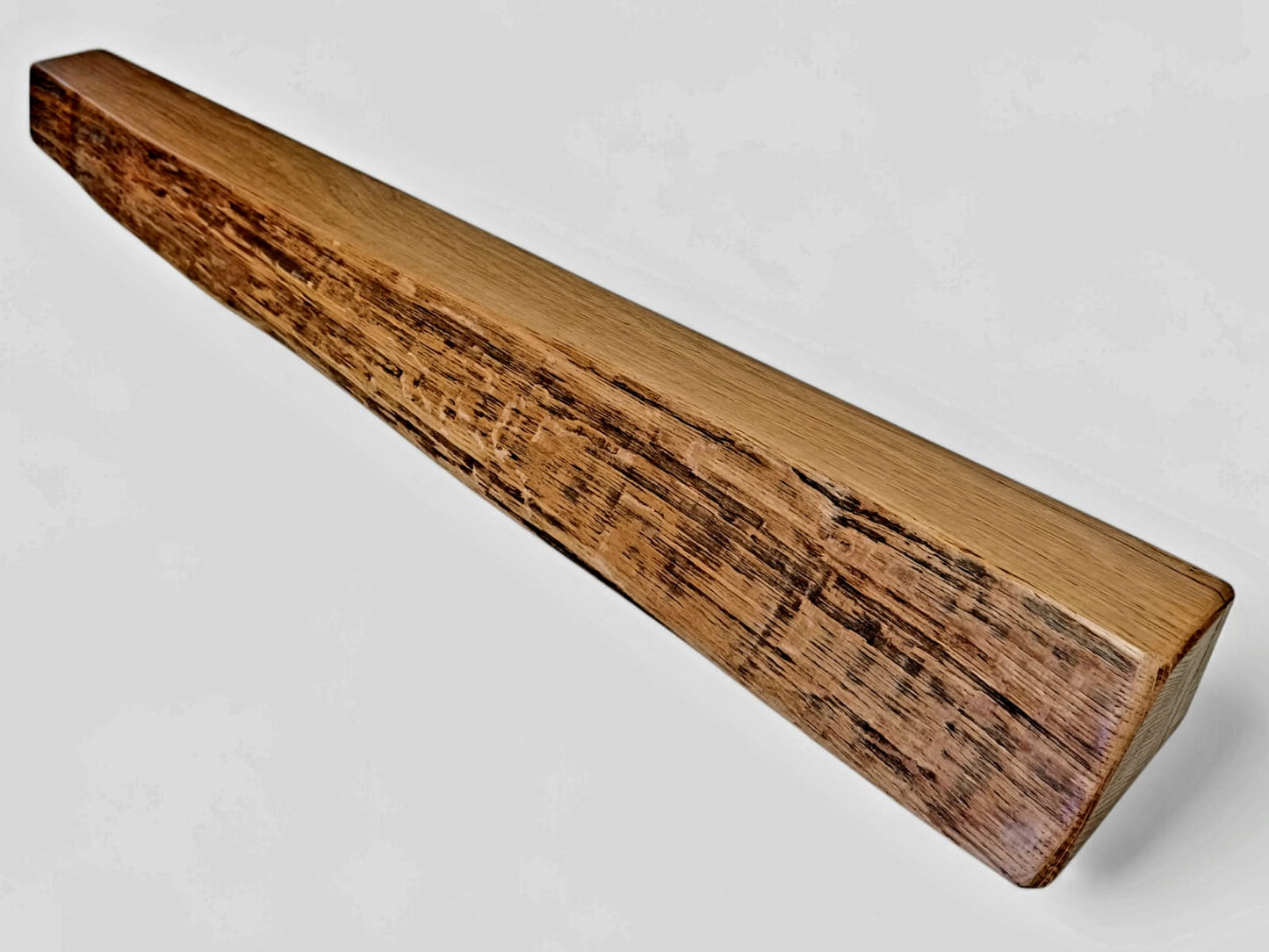 Floating Oak Mantle, Slimline Oak Mantle