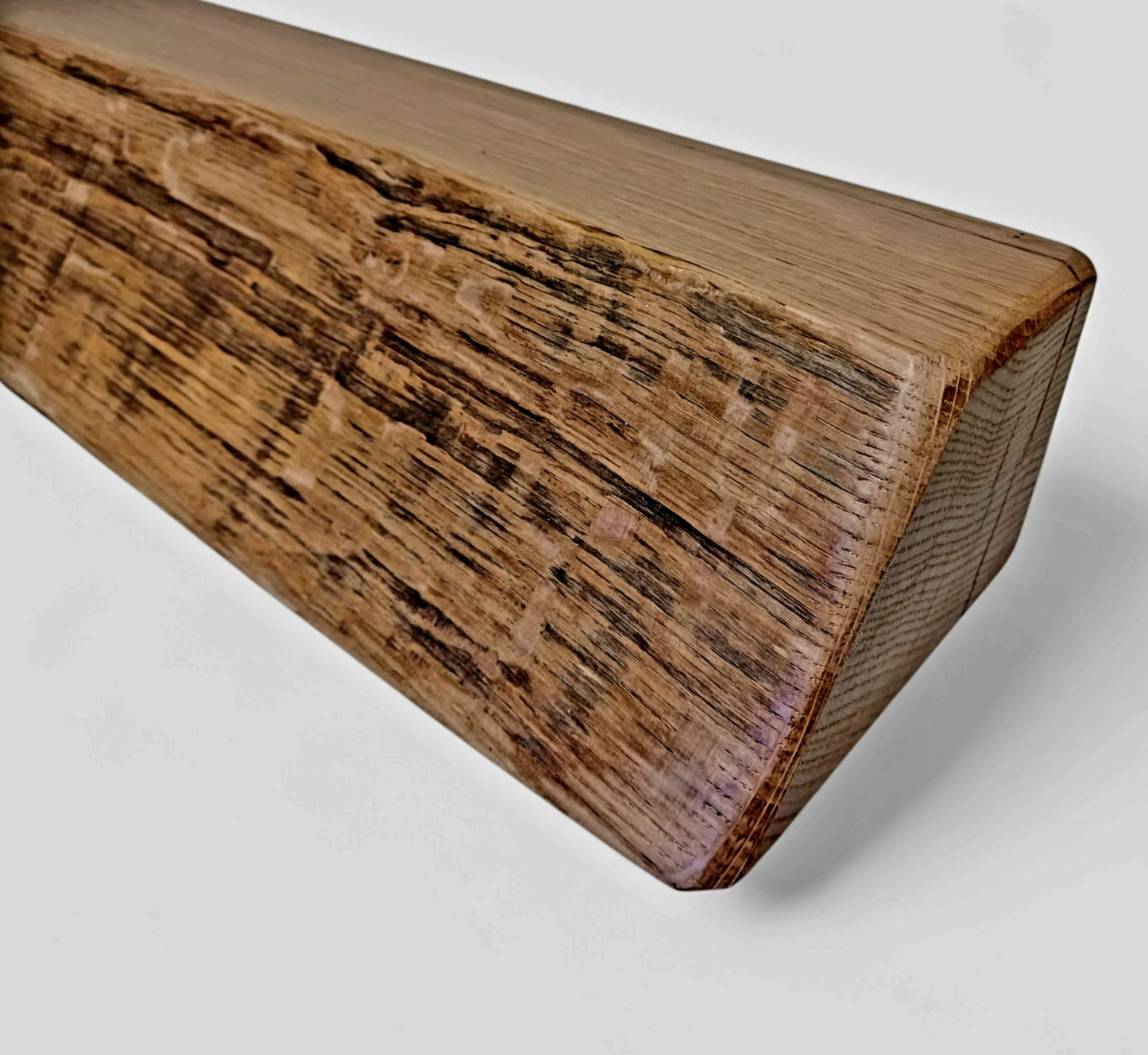 Floating Oak Mantle, Slimline Oak Mantle