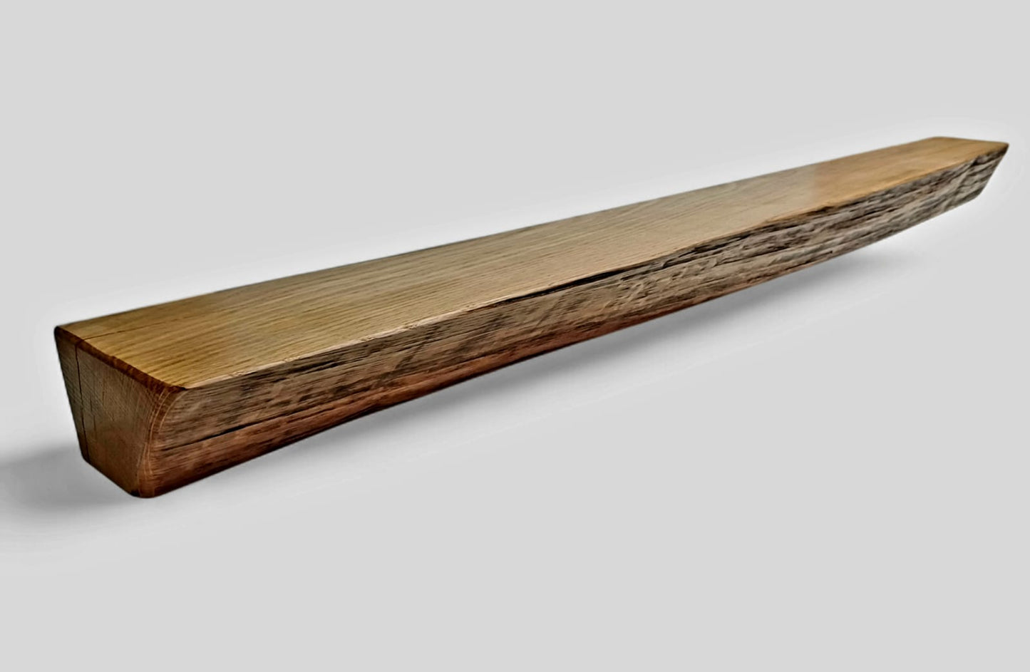 Floating Oak Mantle, Slimline Oak Mantle