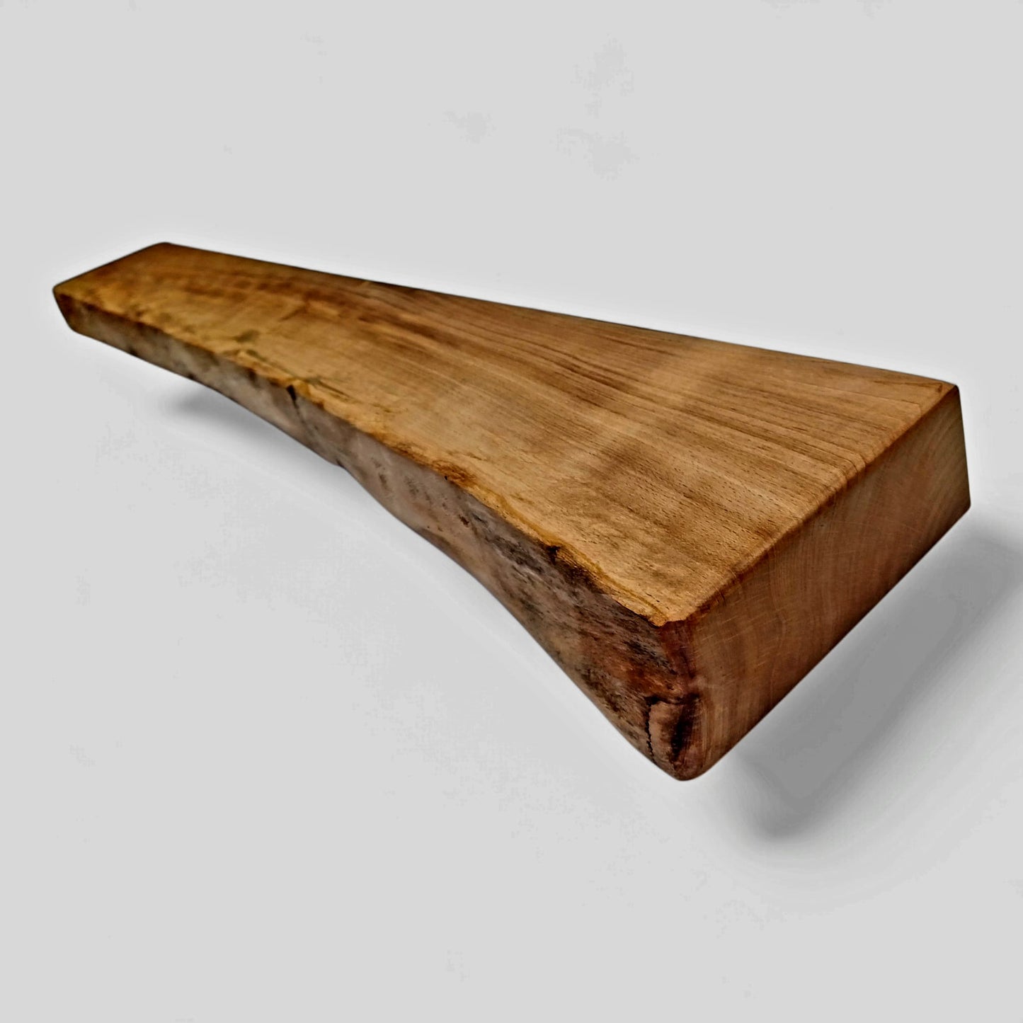 Unique Spalted Beech Mantle Beam, Fireplace Beam