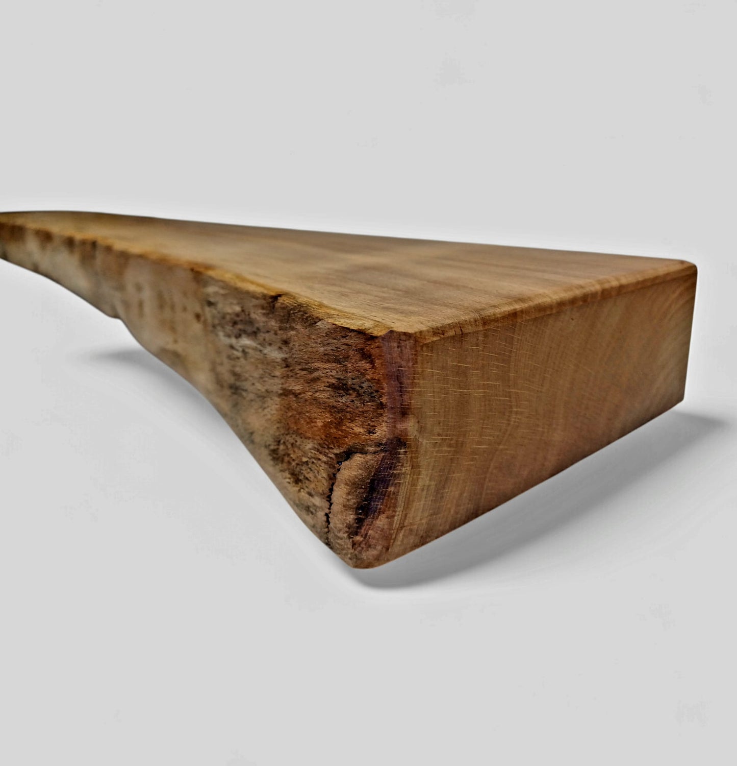 Unique Spalted Beech Mantle Beam, Fireplace Beam