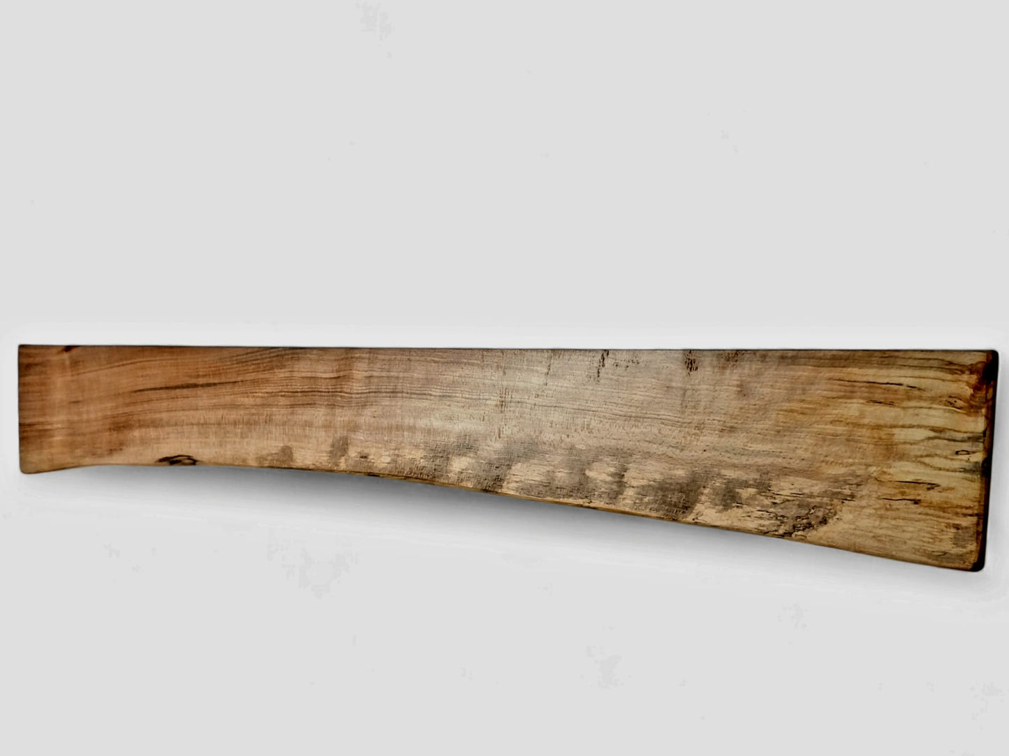 Unique Spalted Beech Mantle Beam, Fireplace Beam